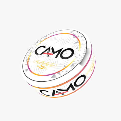 CAMO ORANGE BUBBLE GUM 25MG