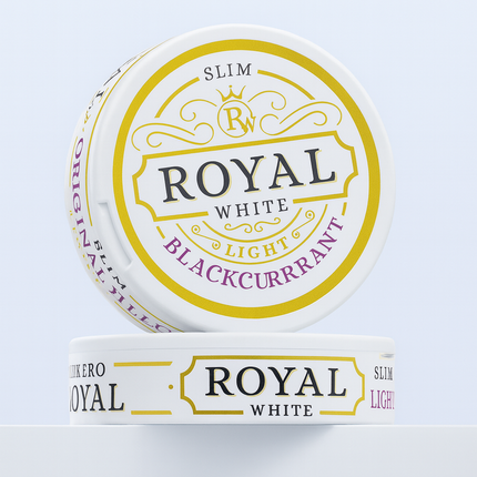 ROYAL WHITE Blackcurrant Light (4 MG/POUCH)