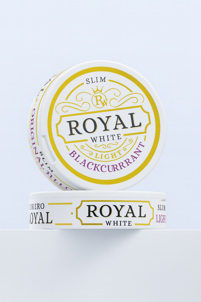 ROYAL WHITE Blackcurrant Light (4 MG/POUCH)