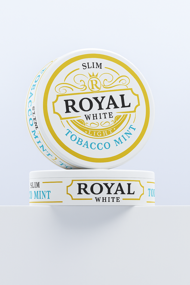 ROYAL WHITE Tobacco Mint Light (4 MG/POUCH)