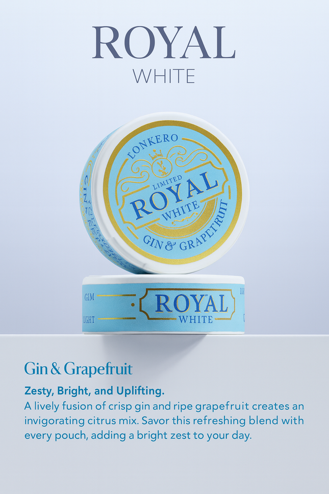 ROYAL WHITE Gin & Grapefruit Strong (8.3 MG/POUCH)