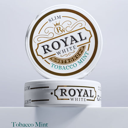 ROYAL WHITE Tobacco Mint Strong (8.3 MG/POUCH)