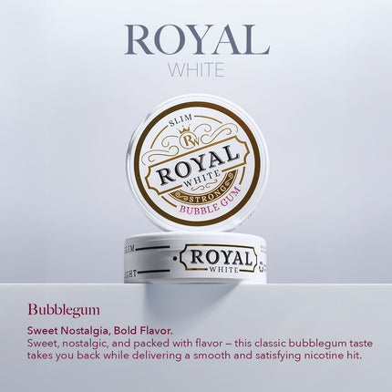 ROYAL WHITE Bubble Gum Strong (8.3 MG/POUCH)