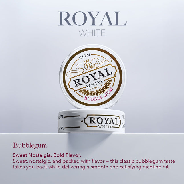 ROYAL WHITE Bubble Gum Strong (8.3 MG/POUCH)