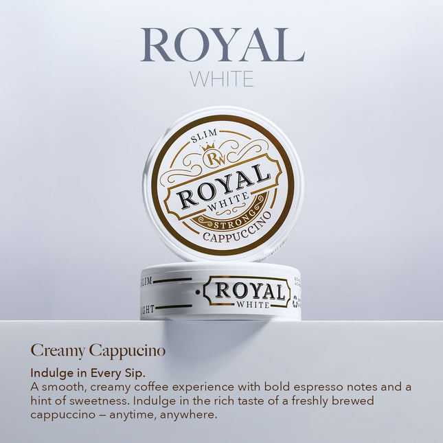ROYAL WHITE Cappuccino Strong (8.3 MG/POUCH)