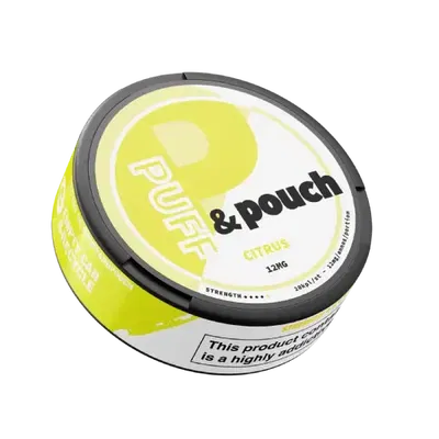PUFF & POUCH CITRUS 12MG