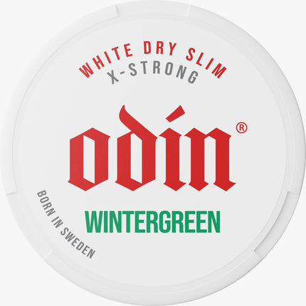 ODIN WINTERGREEN White Dry Slim X-STRONG (17.5 mg/Pouch)