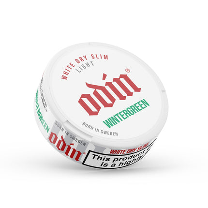 ODIN WINTERGREEN White Dry Slim Light (4 mg/Pouch)