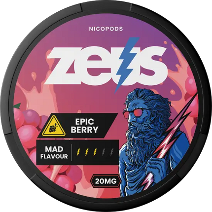 ZEUS  Epic Berry Strong (10 mg/Pouch)