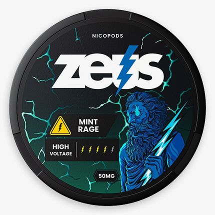 ZEUS Mint Rage Extra Strong (25 mg/Pouch)