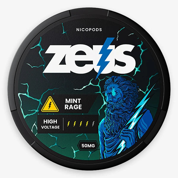 ZEUS Mint Rage Extra Strong (25 mg/Pouch)