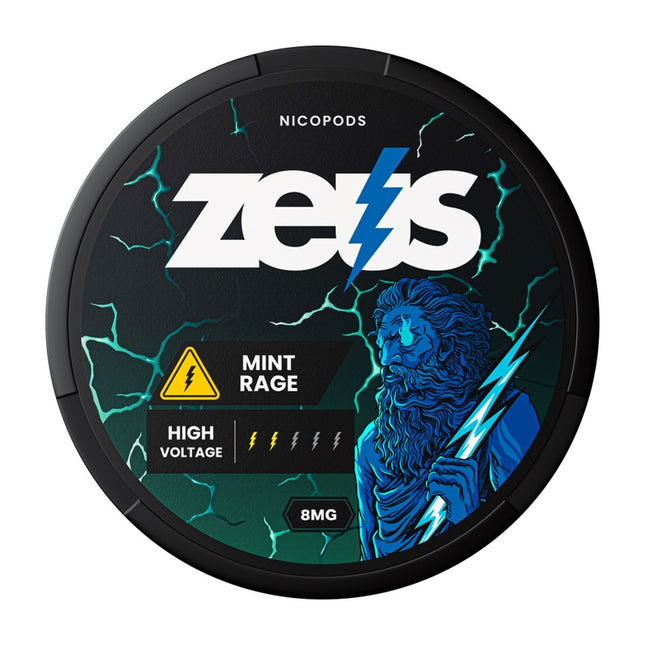 ZEUS  Mint Rage Light (4 mg/Pouch)