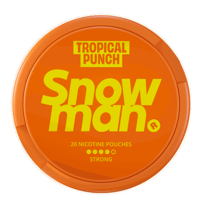 SNOWMAN TROPICAL PUNCH 12MG