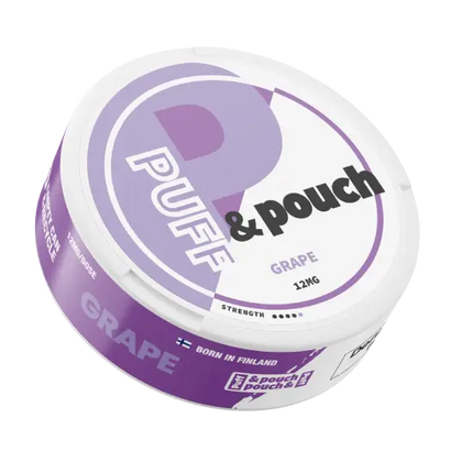 PUFF & POUCH GRAPE 12MG