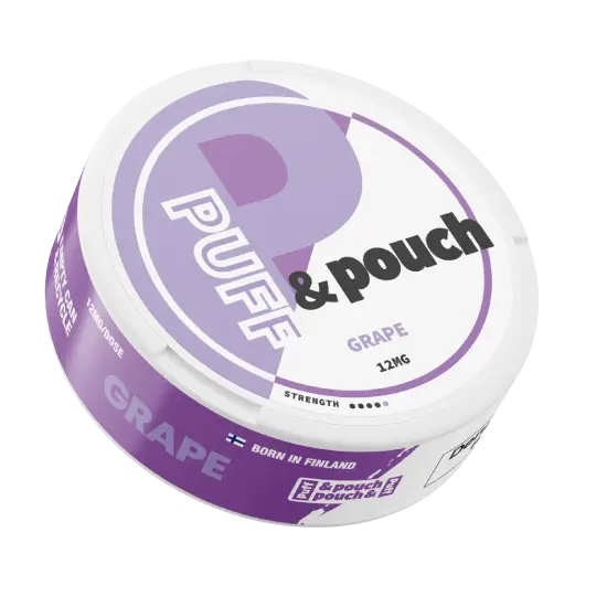 PUFF & POUCH GRAPE 12MG