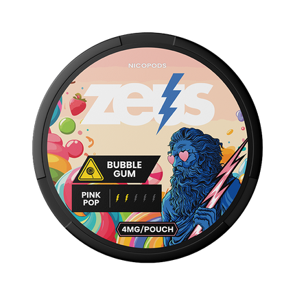 ZEUS  Bubble Gum Light (4 mg/Pouch)