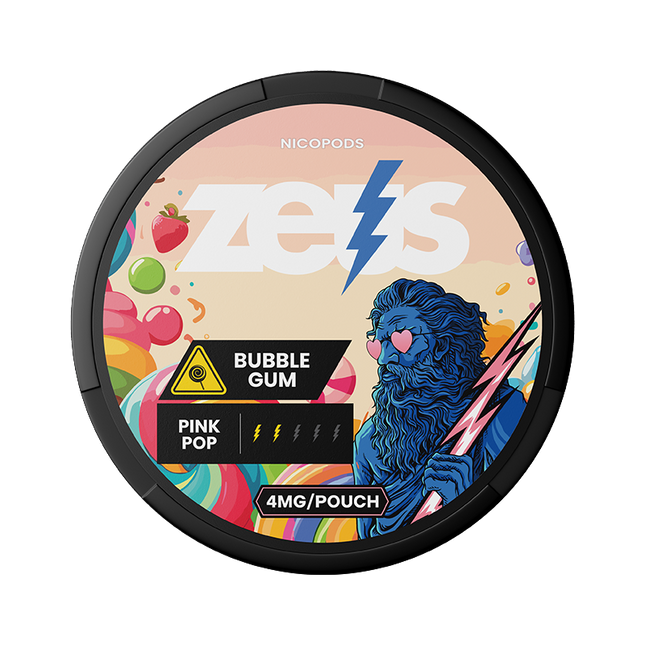 ZEUS  Bubble Gum Light (4 mg/Pouch)